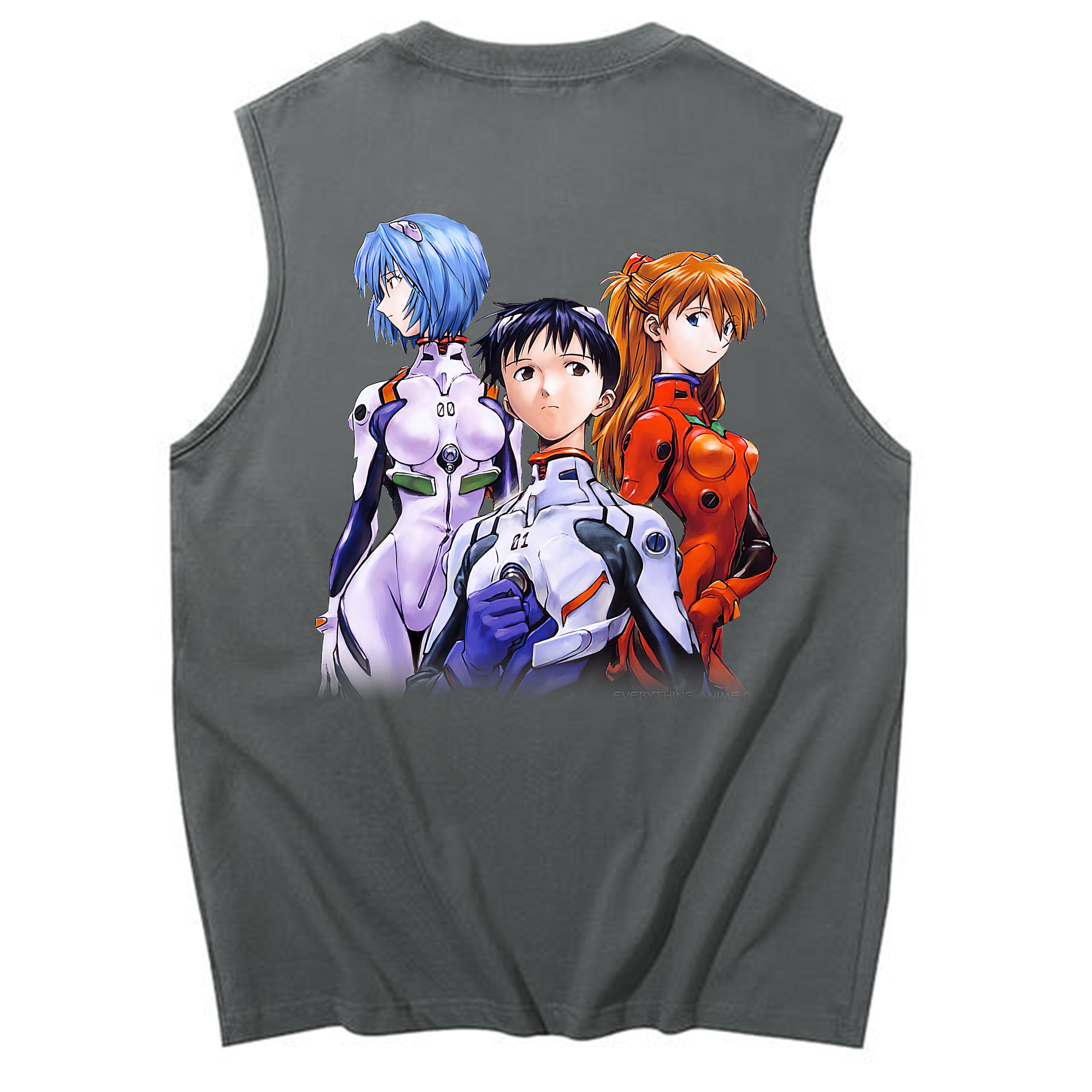 （画像用） EVA 新世紀エヴァンゲリオン コットン100％タンクトップ（背面プリント）